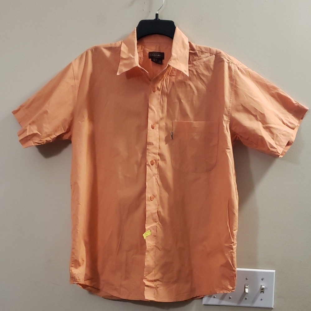 Shane Men's Orange Dress Shirt